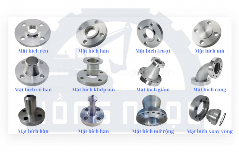 Mặt bích là gì, các loại phổ biến.