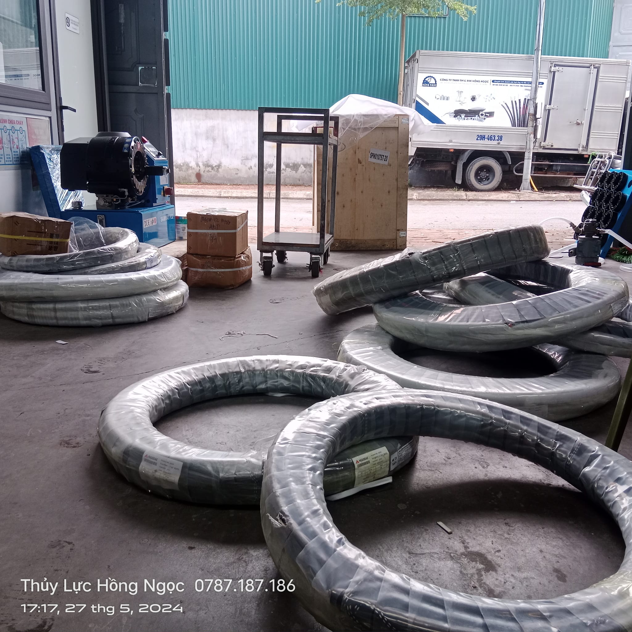 Công tác chuẩn bị lắp đặt máy cho khách