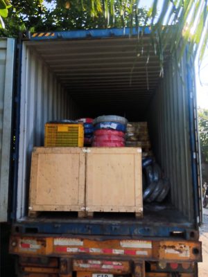 Giao máy bấm ống thuỷ lực về Thanh Hoá